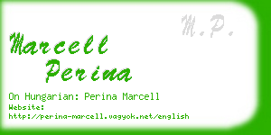 marcell perina business card